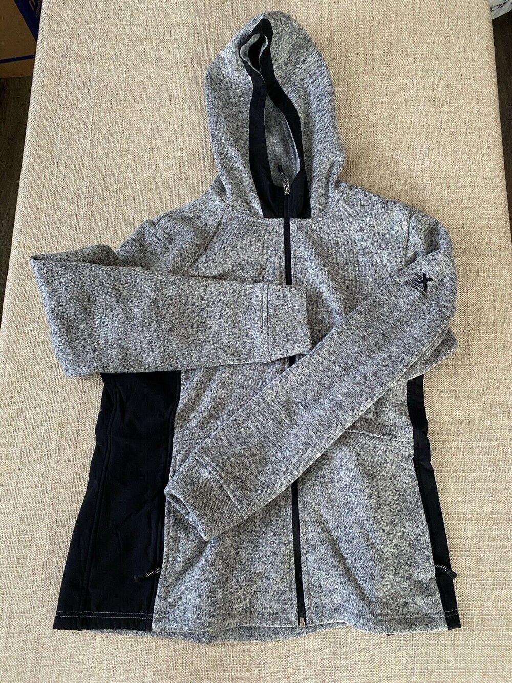 ZEROXPOSUR Womens Jacket/Hoodie Grey With Black Accents possible M